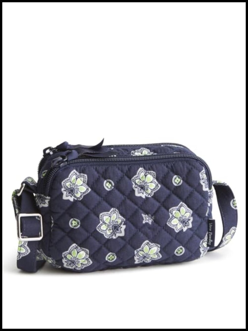 Premium Cotton Small Stadium Crossbody Bag Quilted RFID